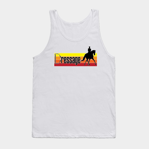 Retro Dressage Tank Top by DickinsonDesign